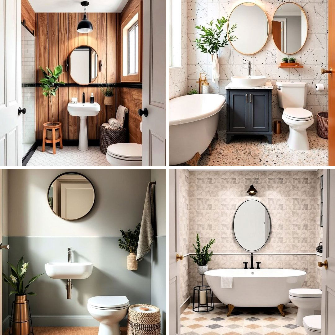 15 Stylish Small Bathroom Flooring Ideas for Any Home