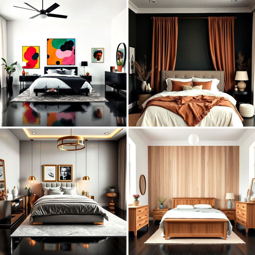 20 Black Floor Bedroom Ideas for a Dramatic and Stylish Retreat