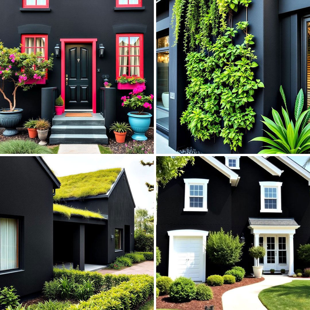 20 Black Stucco House Ideas for a Bold Exterior