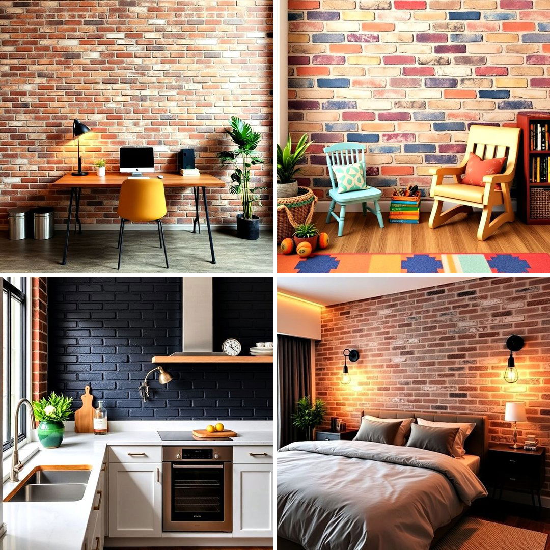 20 Brick Accent Wall Ideas for Modern Home Design