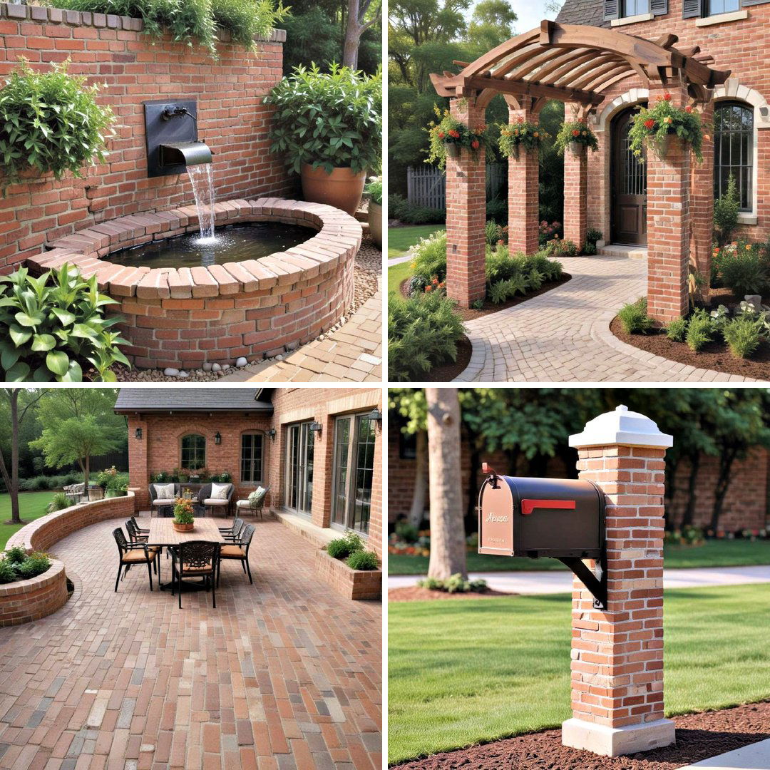 20 Brick Landscaping Ideas for Timeless Outdoor Charm