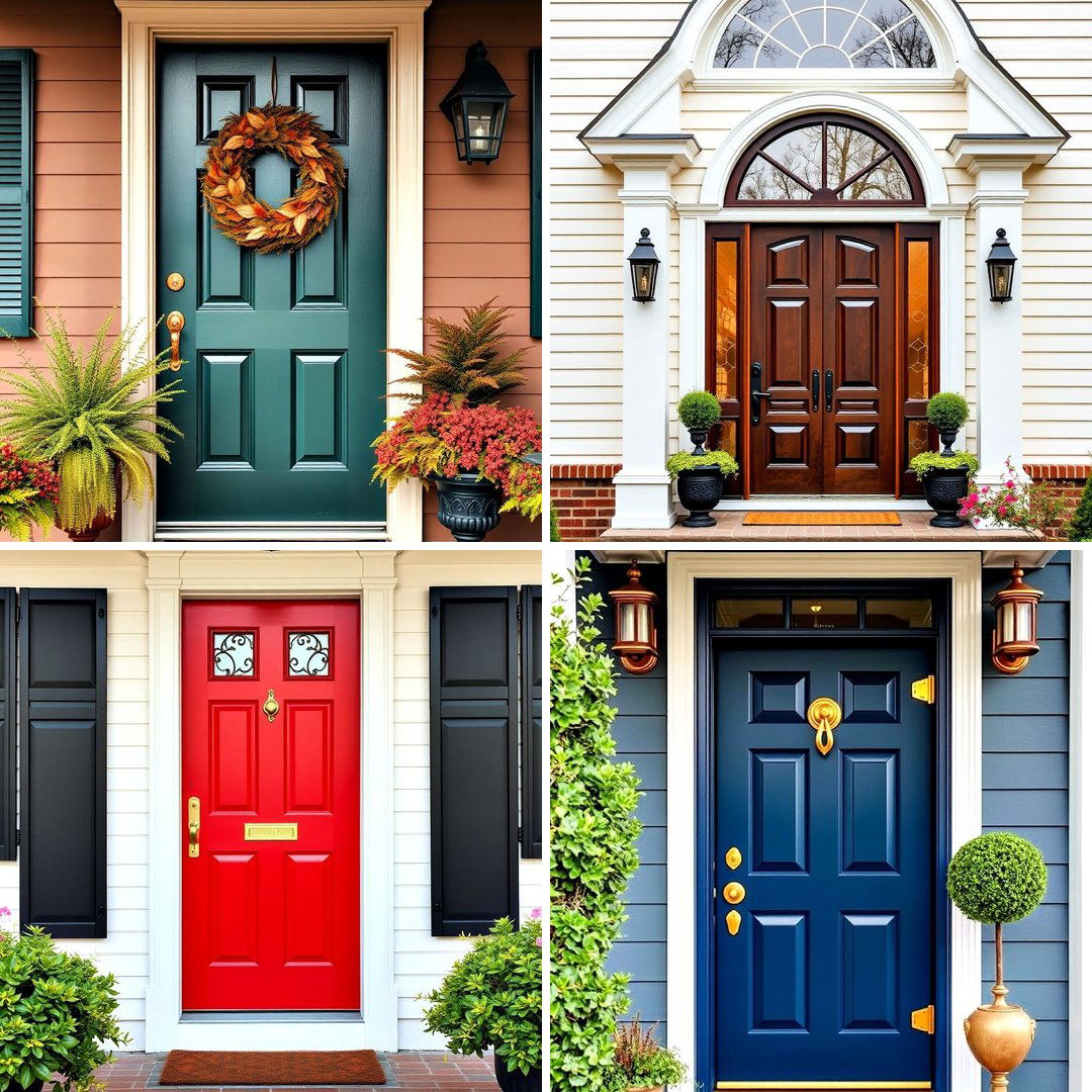 20 Colonial Front Door Ideas for Timeless Curb Appeal