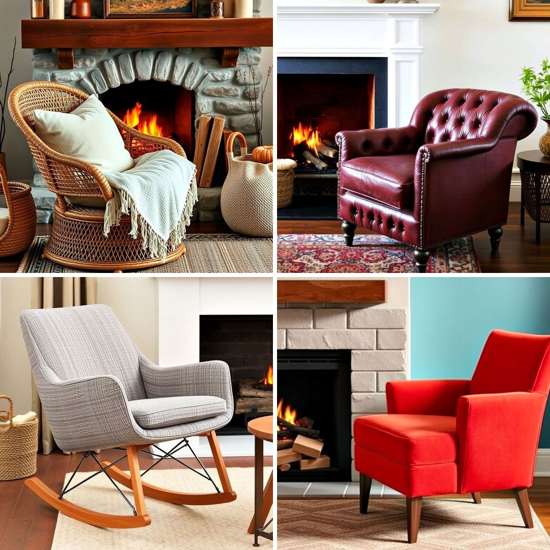 20 Cozy Chairs in Front of Fireplace Ideas for Your Home