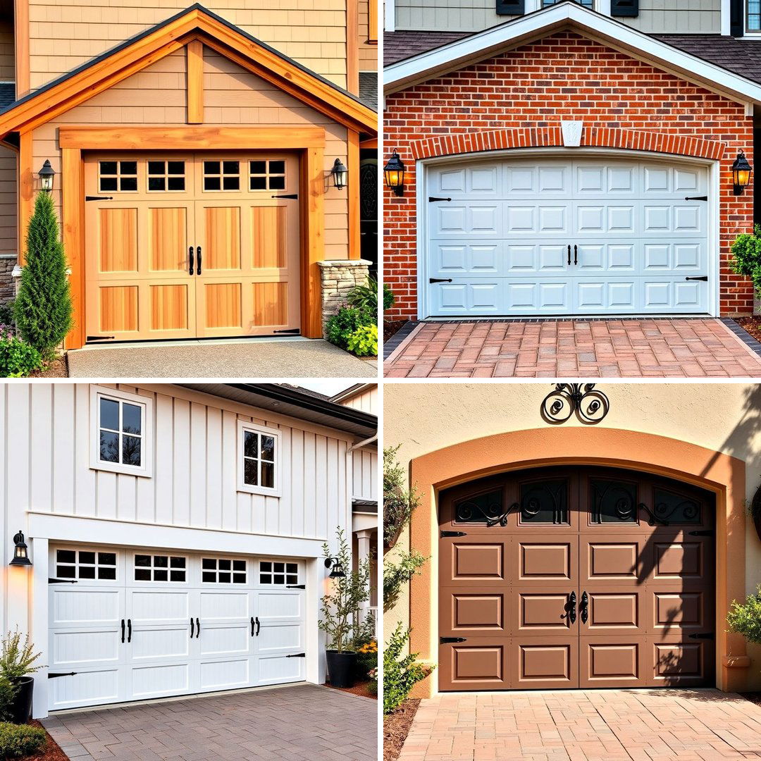 20 Exterior Garage Door Trim Ideas to Enhance Curb Appeal
