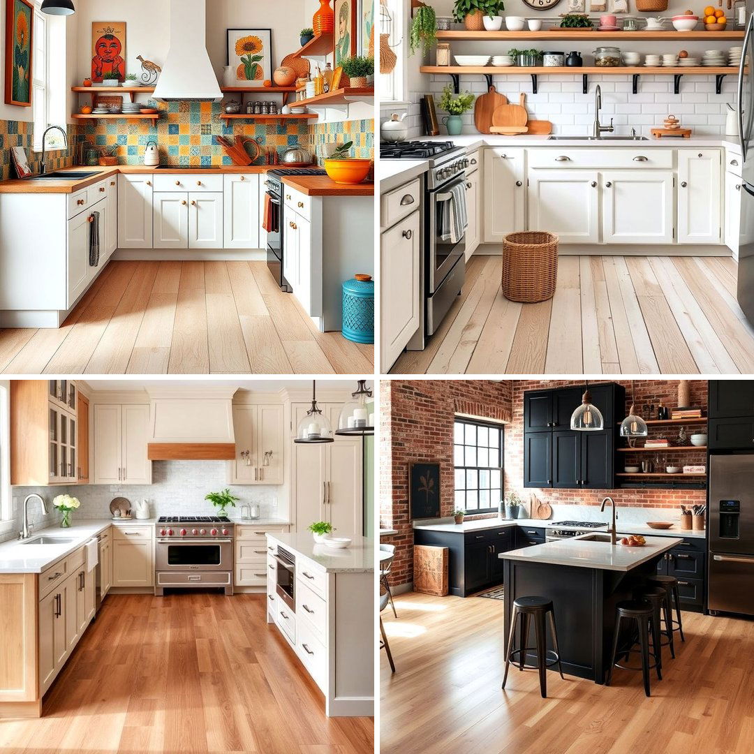 20 Light Wood Floor Kitchen Ideas for a Bright Space