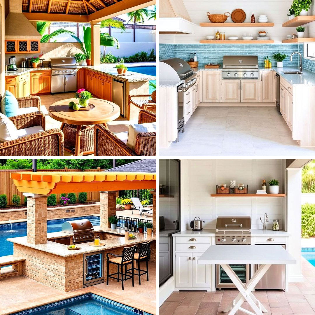 20 Pool House With Outdoor Kitchen Ideas for Summer Fun