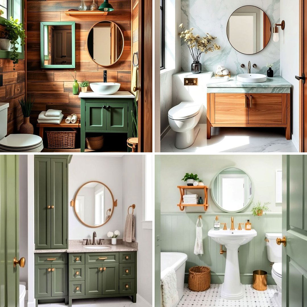 20 Small Green Bathroom Ideas for a Fresh Look