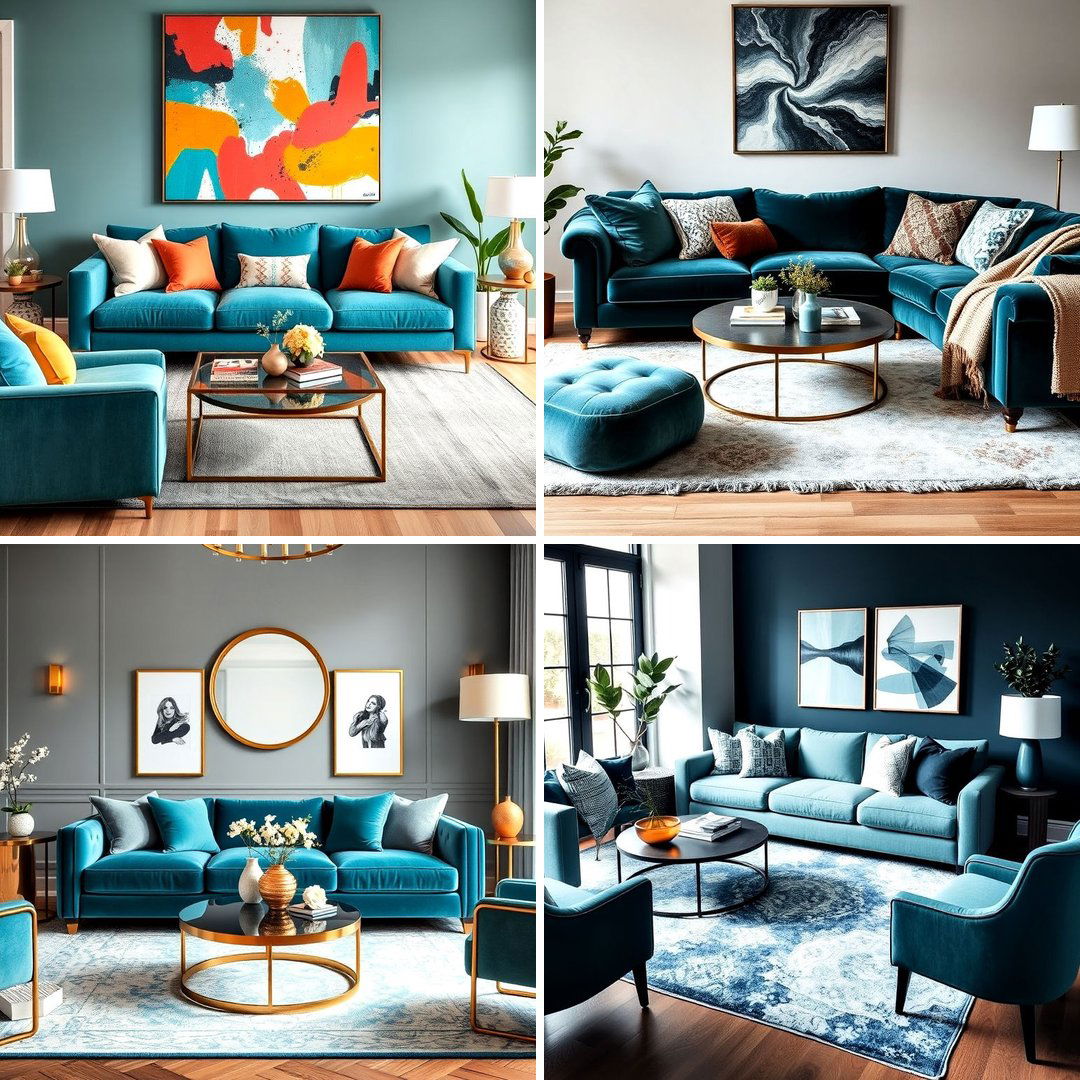 20 Teal Couch Living Room Ideas for a Stylish Look