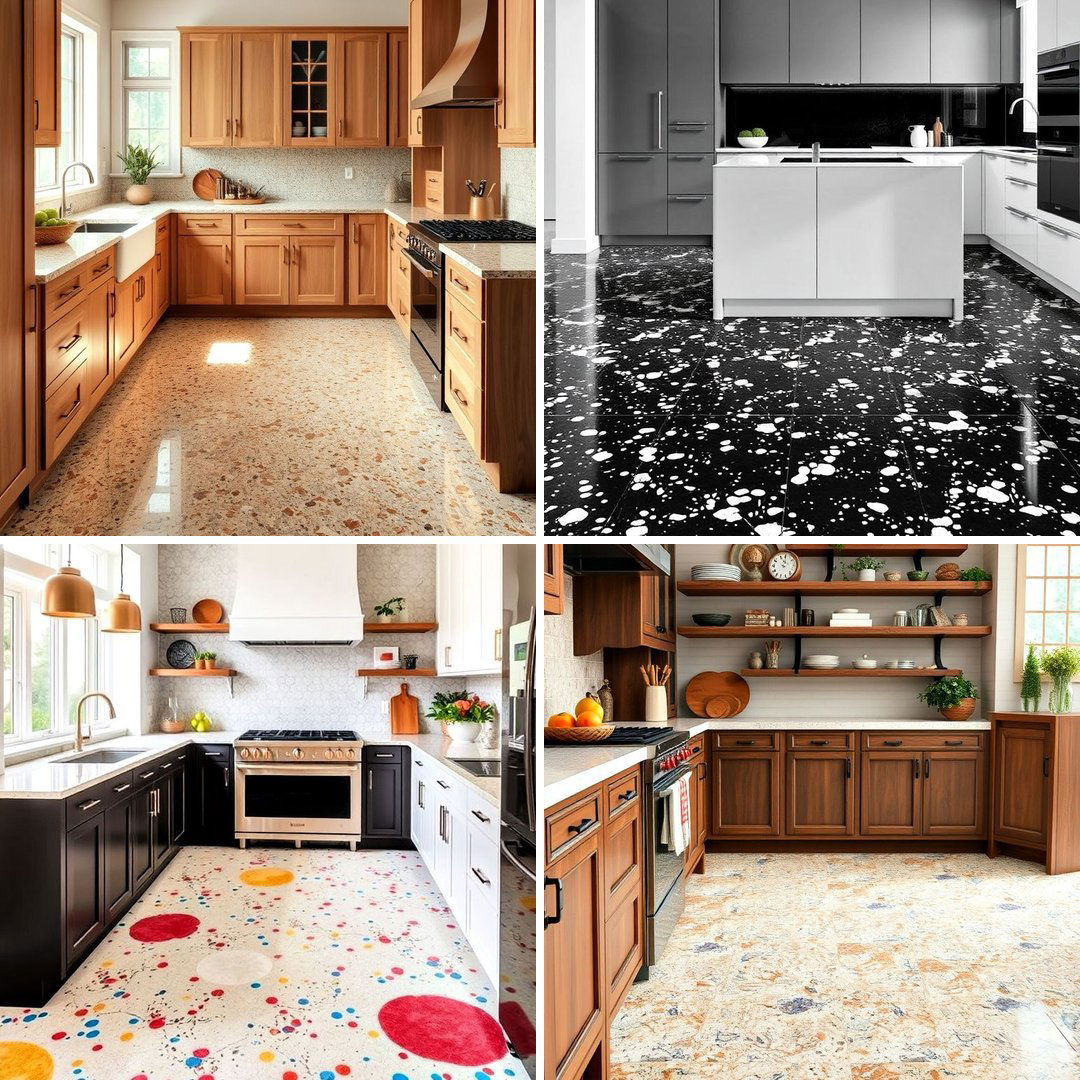 20 Terrazzo Kitchen Floor Ideas for a Unique Look