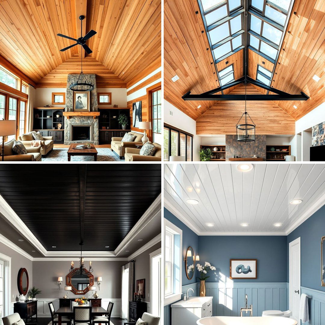 20 Tongue and Groove Ceiling Ideas for a Rustic Charm