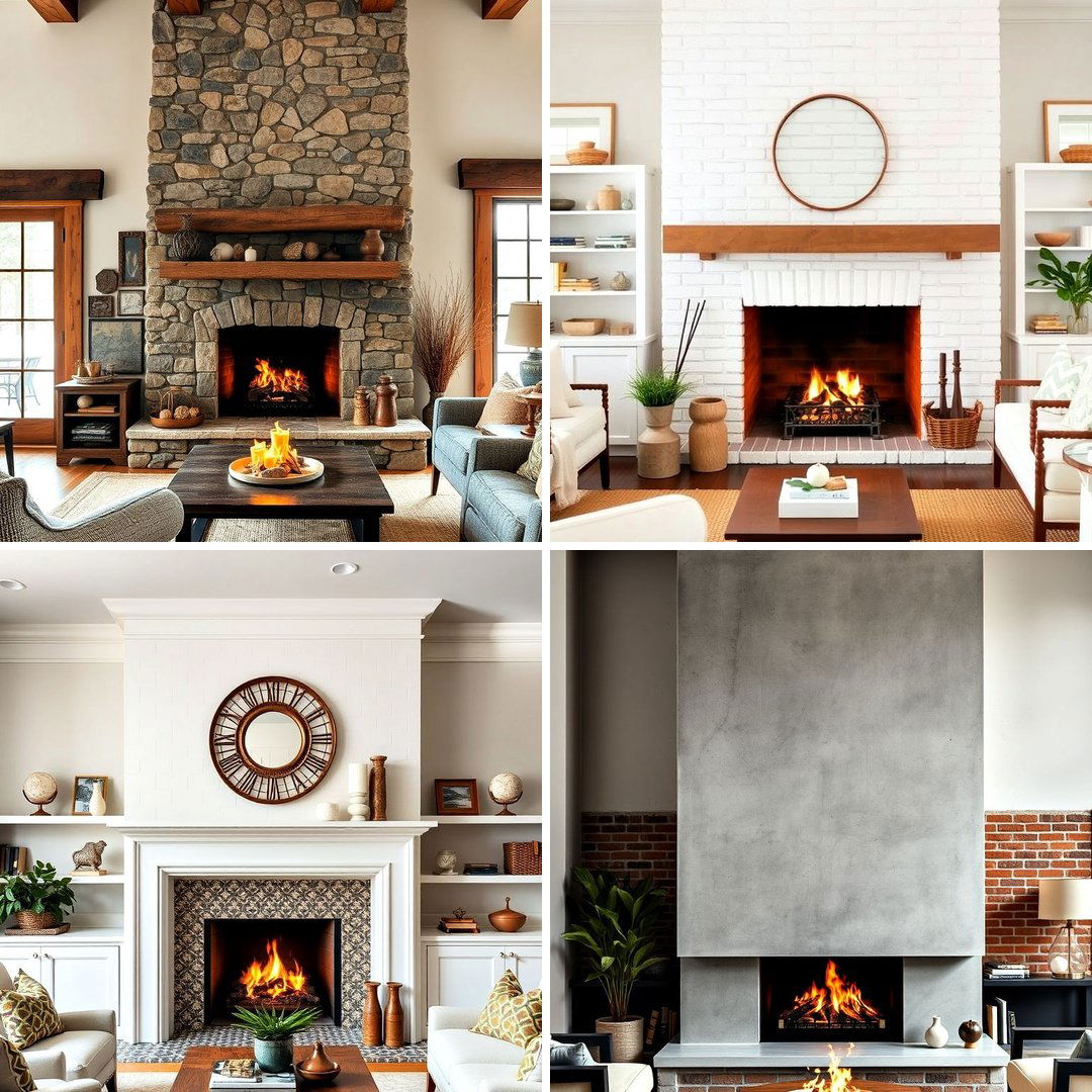 20 Transitional Fireplace Ideas for a Timeless Look