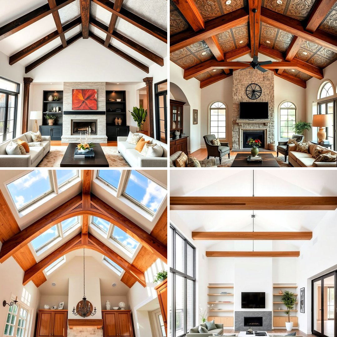20 Vaulted Ceiling With Beams Ideas for a Dramatic Look