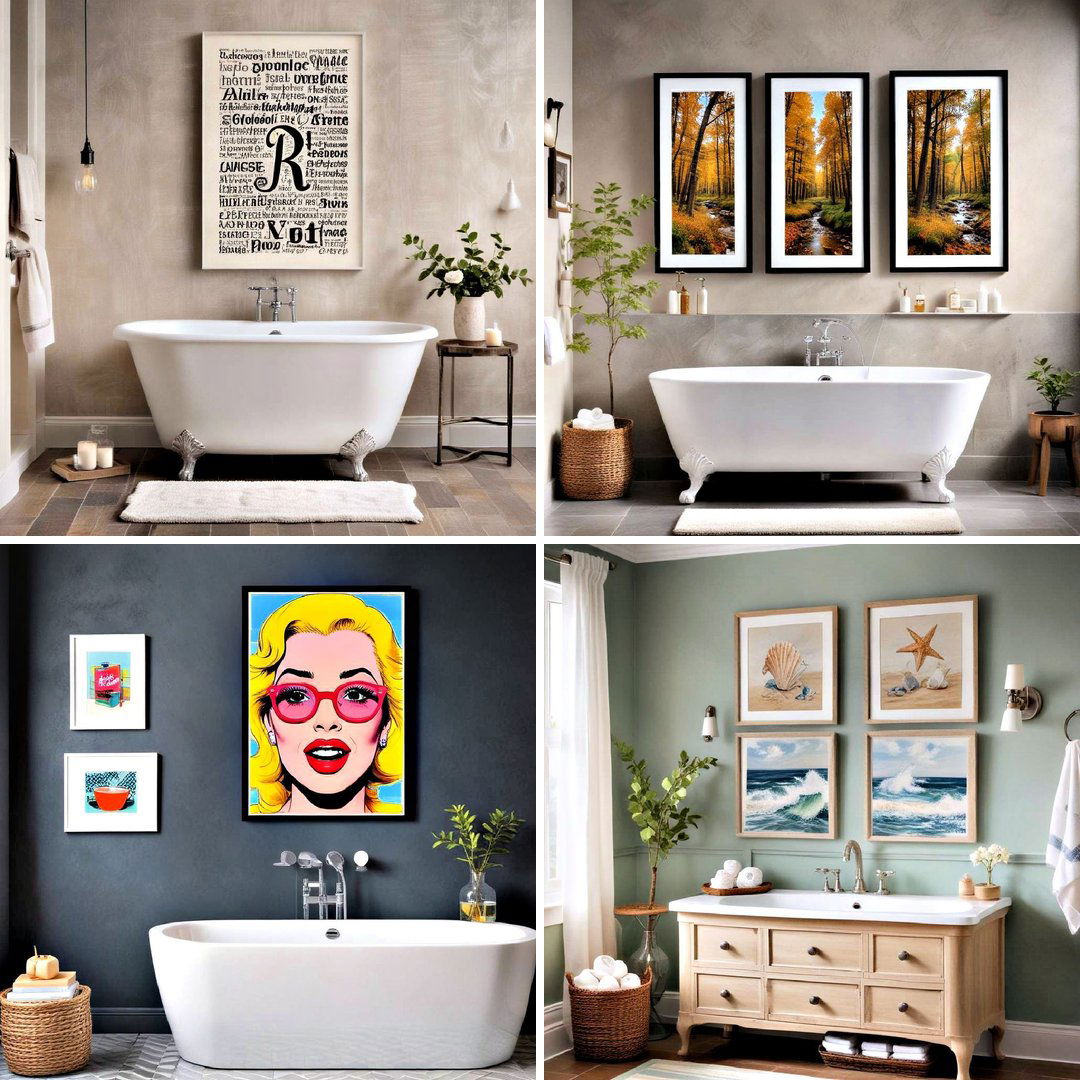 25 Bathroom Art Ideas to Enhance Your Space's Aesthetic