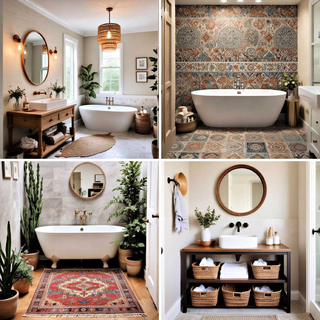25 Boho Bathroom Ideas for a Free-Spirited Retreat