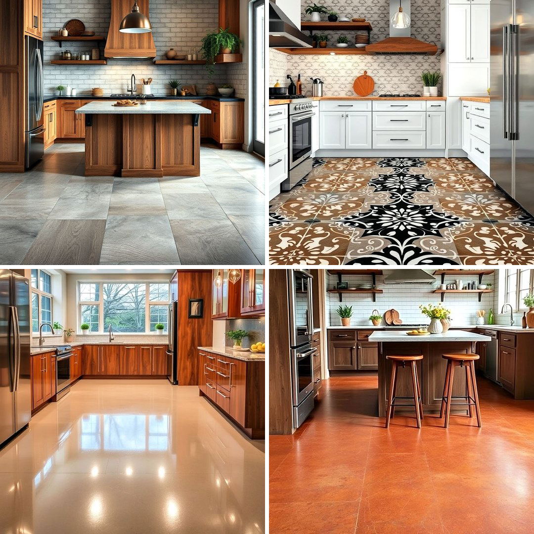 25 Concrete Floor Kitchen Ideas for a Sleek Look