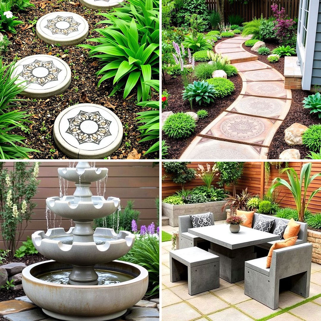 25 Concrete Garden Ideas to Enhance Your Outdoor Aesthetic