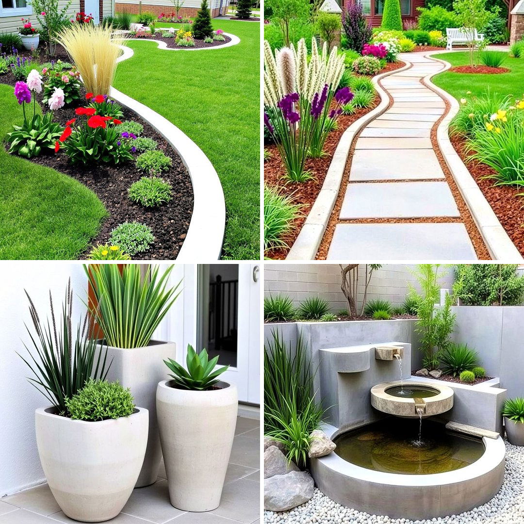 25 Concrete Landscaping Ideas for Modern Outdoor Spaces