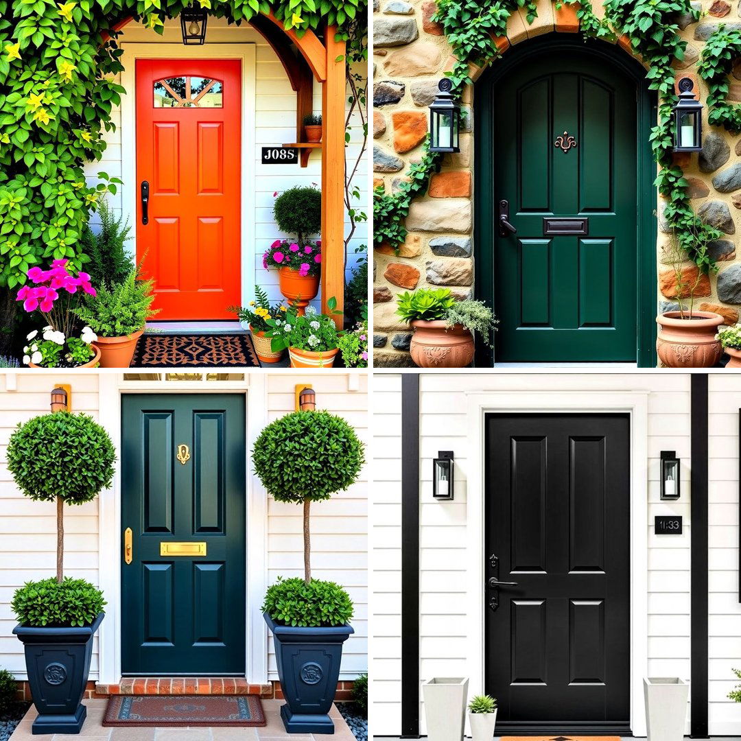 25 Cottage Front Door Ideas for a Charming Entryway