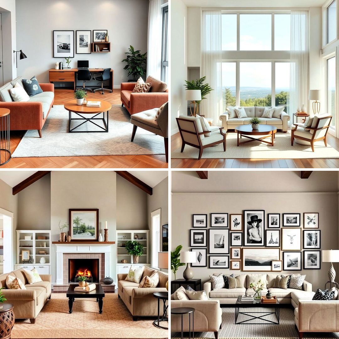 25 Functional Living Room Layout Ideas