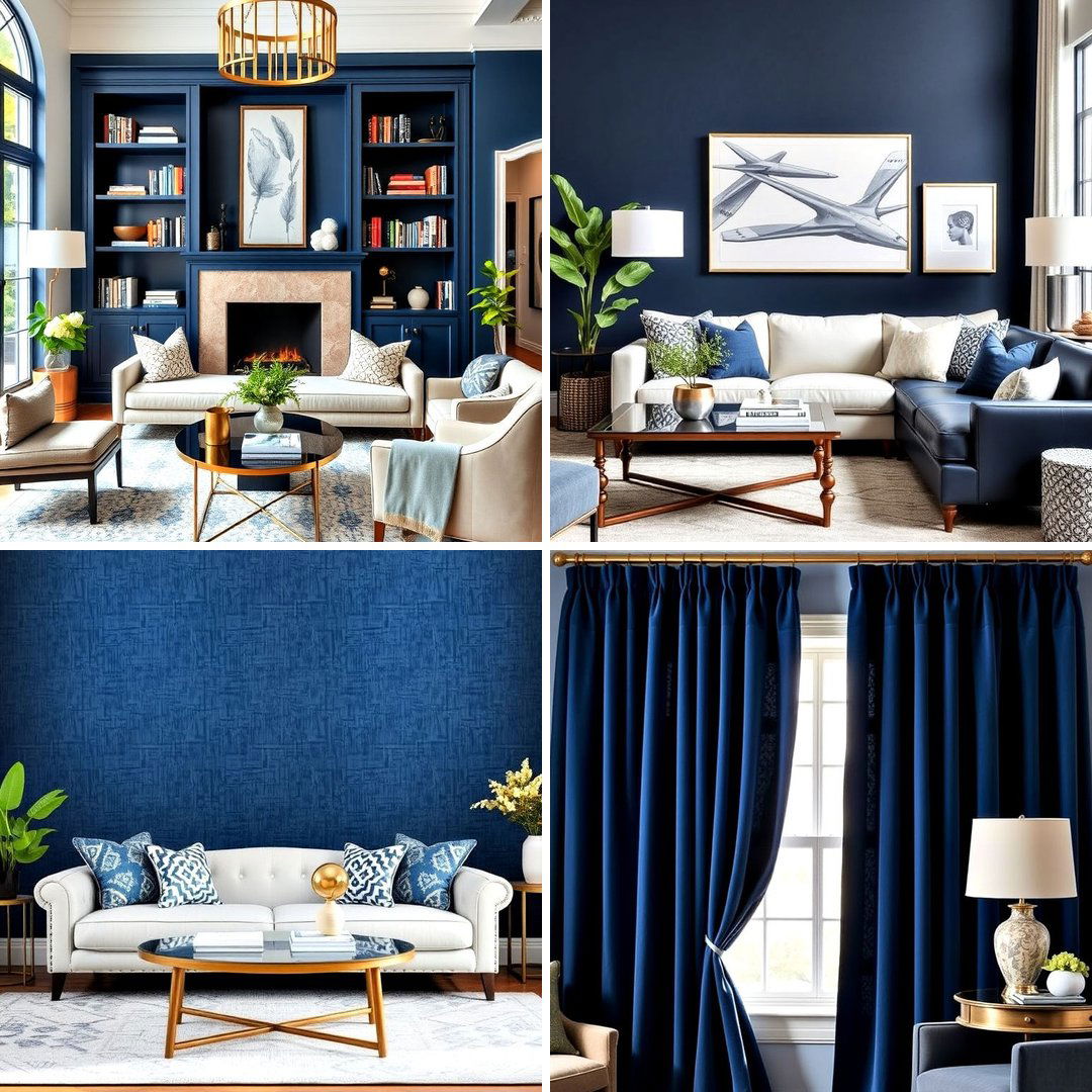 25 Navy Blue Living Room Ideas for a Stylish Space