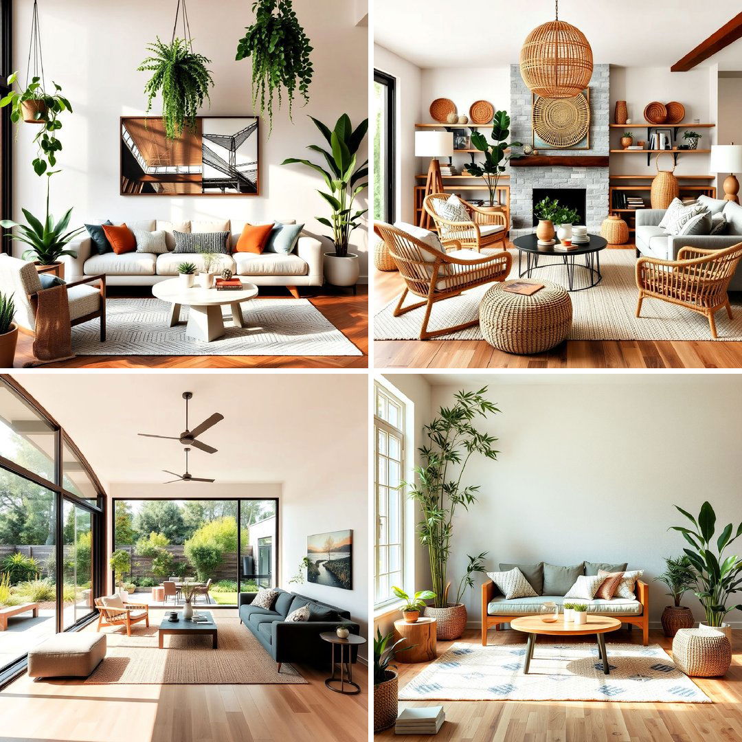 25 Organic Modern Living Room Design Ideas for Serenity