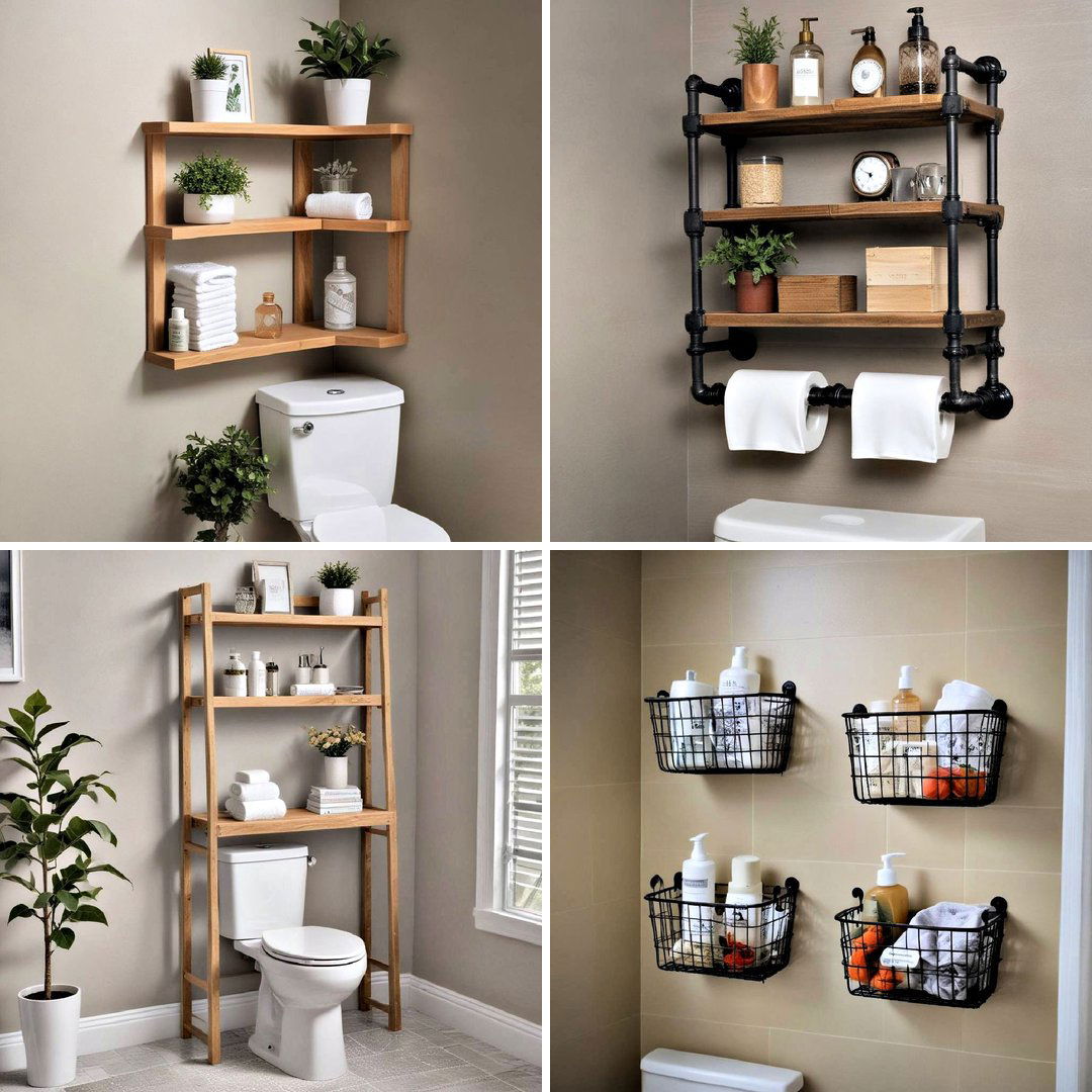 25 Over Toilet Storage Ideas to Maximize Bathroom Space
