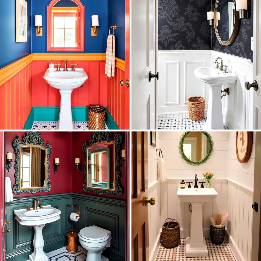 25 Powder Room Wainscoting Ideas for a Stylish Bathroom