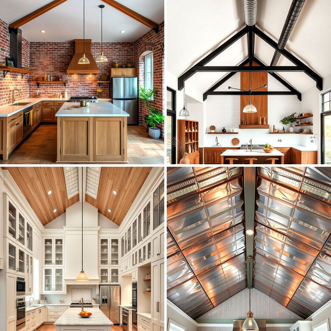 25 Vaulted Ceiling Kitchen Ideas for a Spacious Feel
