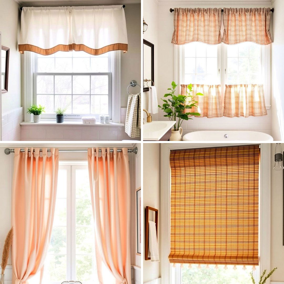 30 Bathroom Window Treatment Ideas for Privacy