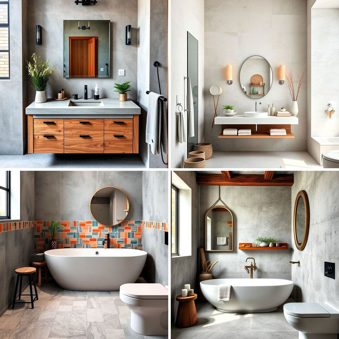 30 Concrete Bathroom Ideas for a Modern Look
