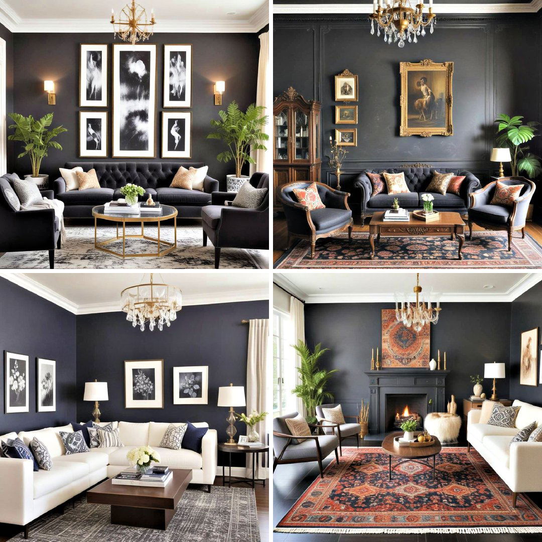 30 Dark Living Room Ideas for a Moody Aesthetic