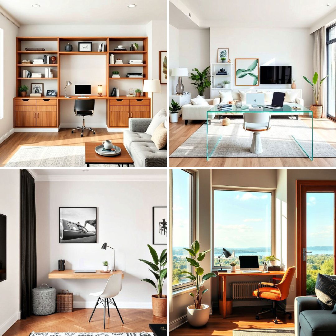 30 Desk in Living Room Ideas for a Functional Space