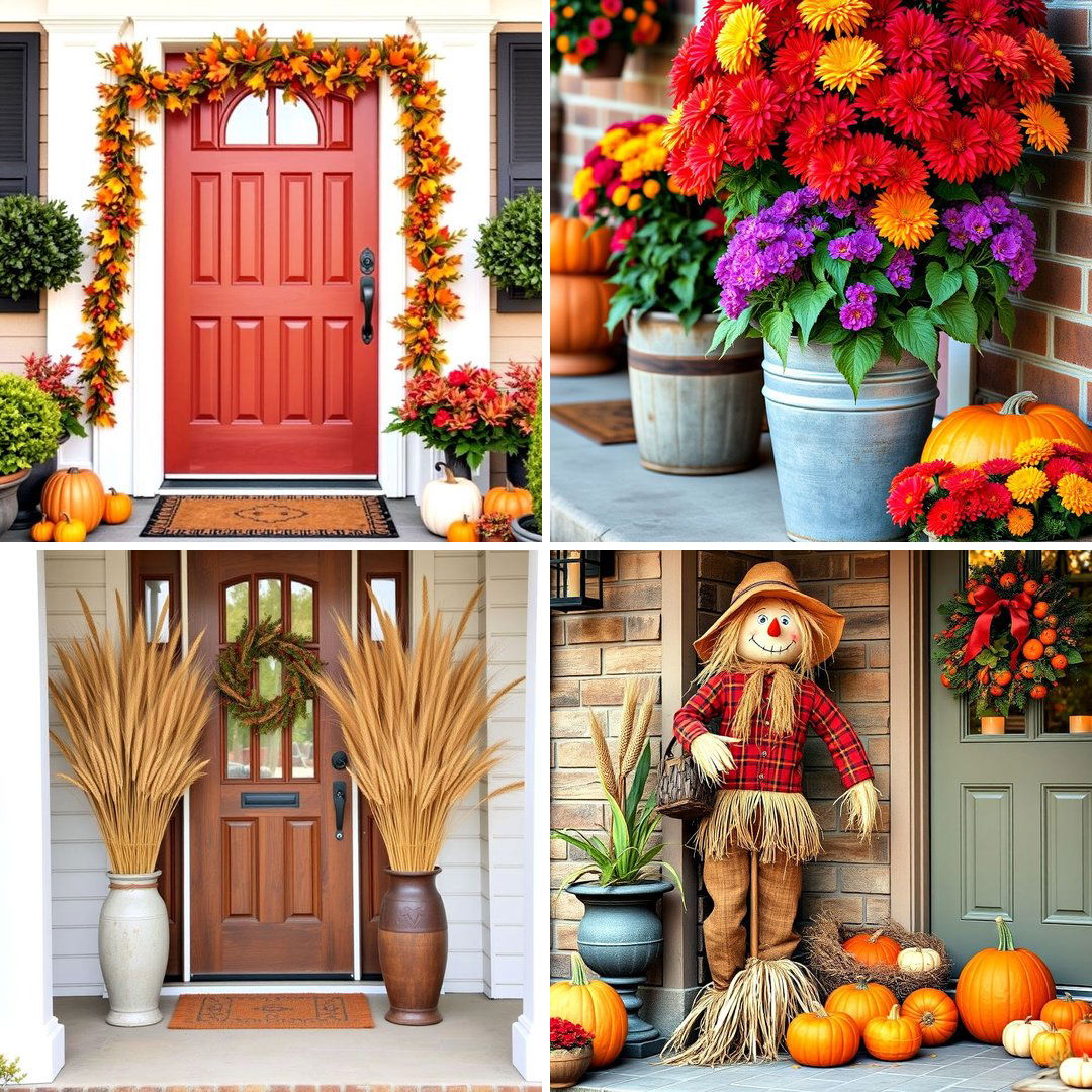 30 Front Door Fall Decor Ideas to Welcome the Season