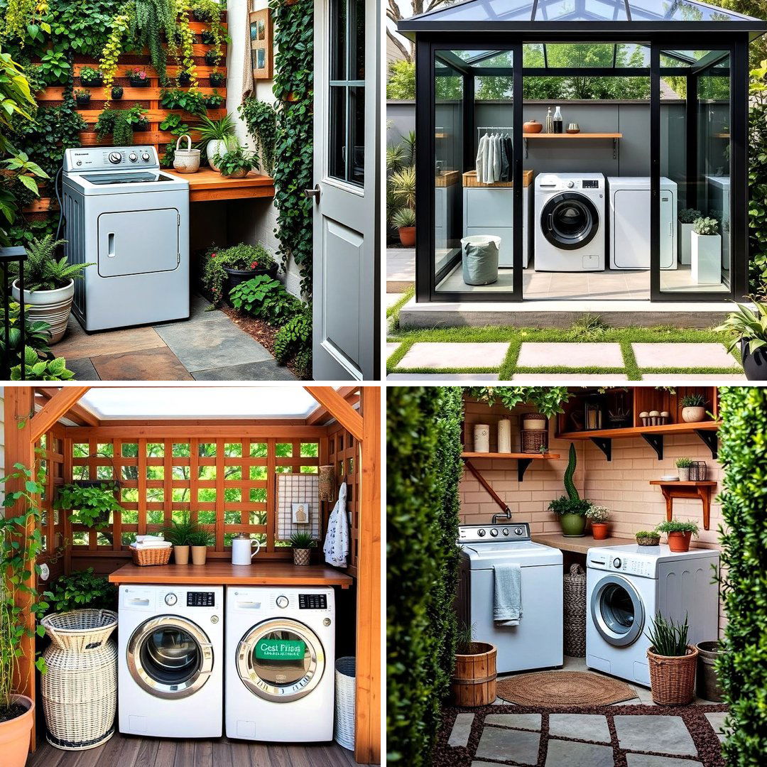 30 Outdoor Laundry Room Ideas for Functionality