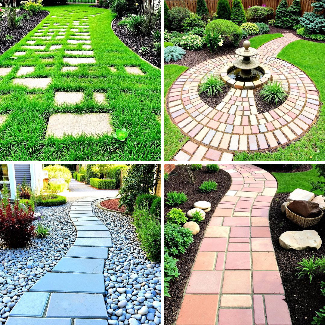30 Paver Walkway Ideas to Beautify Your Garden