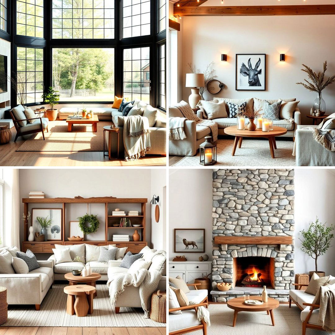 30 Rustic Scandinavian Living Room Ideas for a Cozy Vibe