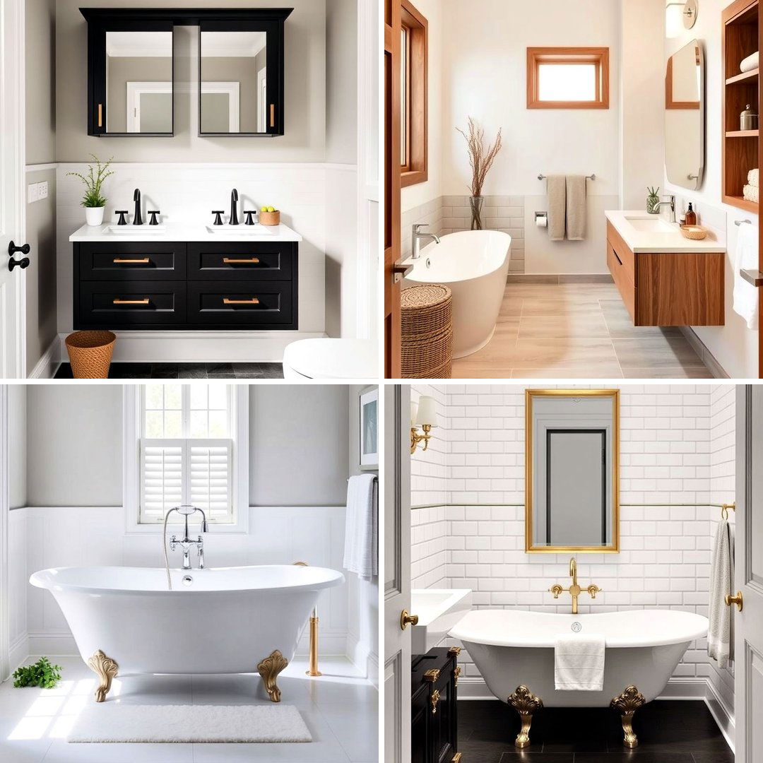 30 Transitional Bathroom Ideas for a Modern Yet Classic Look