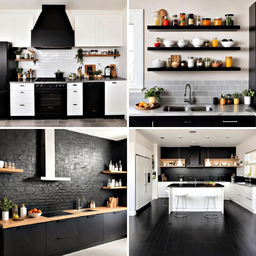 40 Black Kitchen Ideas for a Sleek and Sophisticated Look