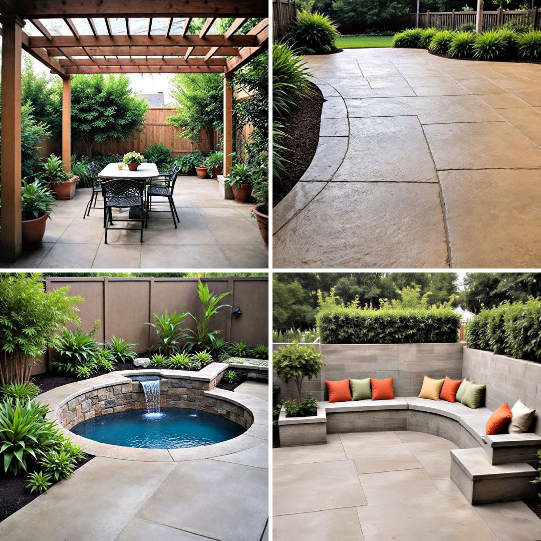 40 Concrete Patio Ideas for a Modern and Durable Outdoor Space