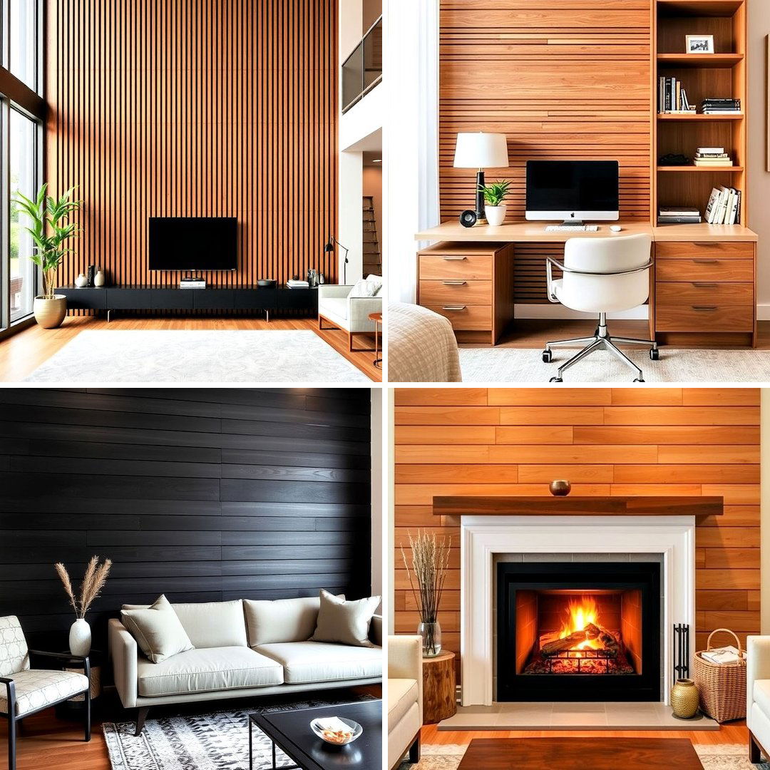 40 Wood Slat Accent Wall Ideas for Your Home