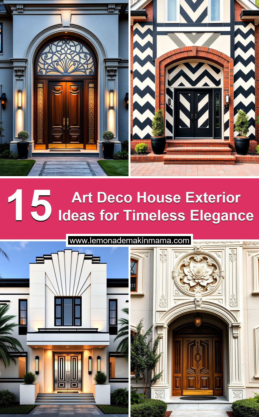 Art Deco House Exterior Ideas for Timeless Elegance