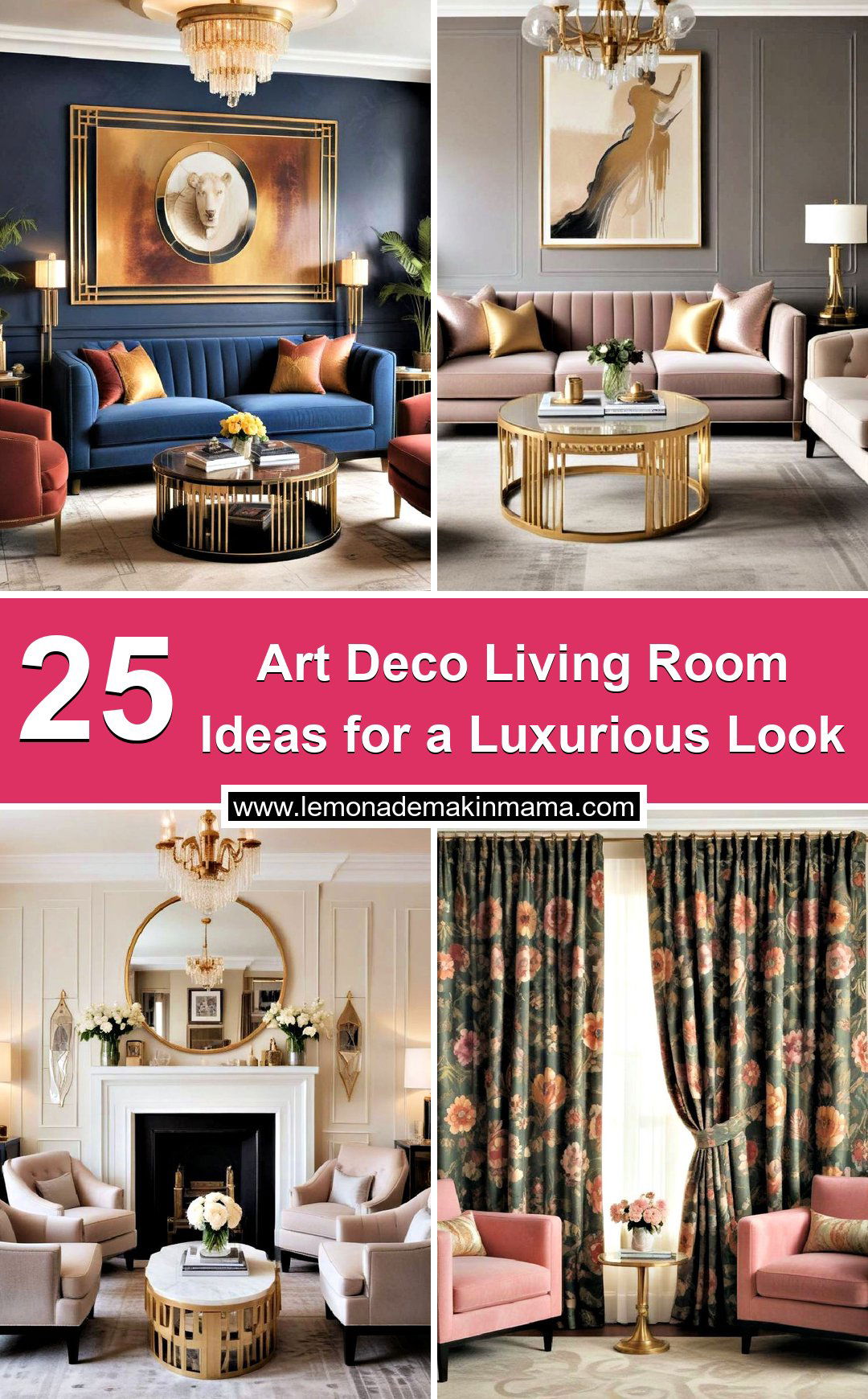 Art Deco Living Room Ideas for a Luxurious Look
