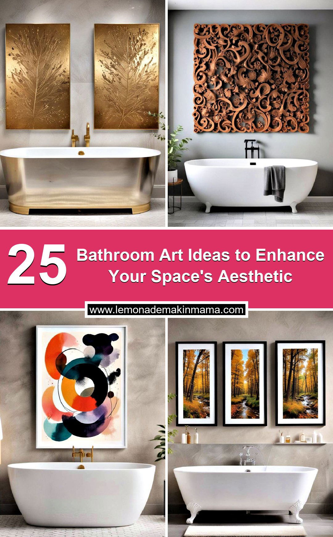 Bathroom Art Ideas to Enhance Your Spaces Aesthetic