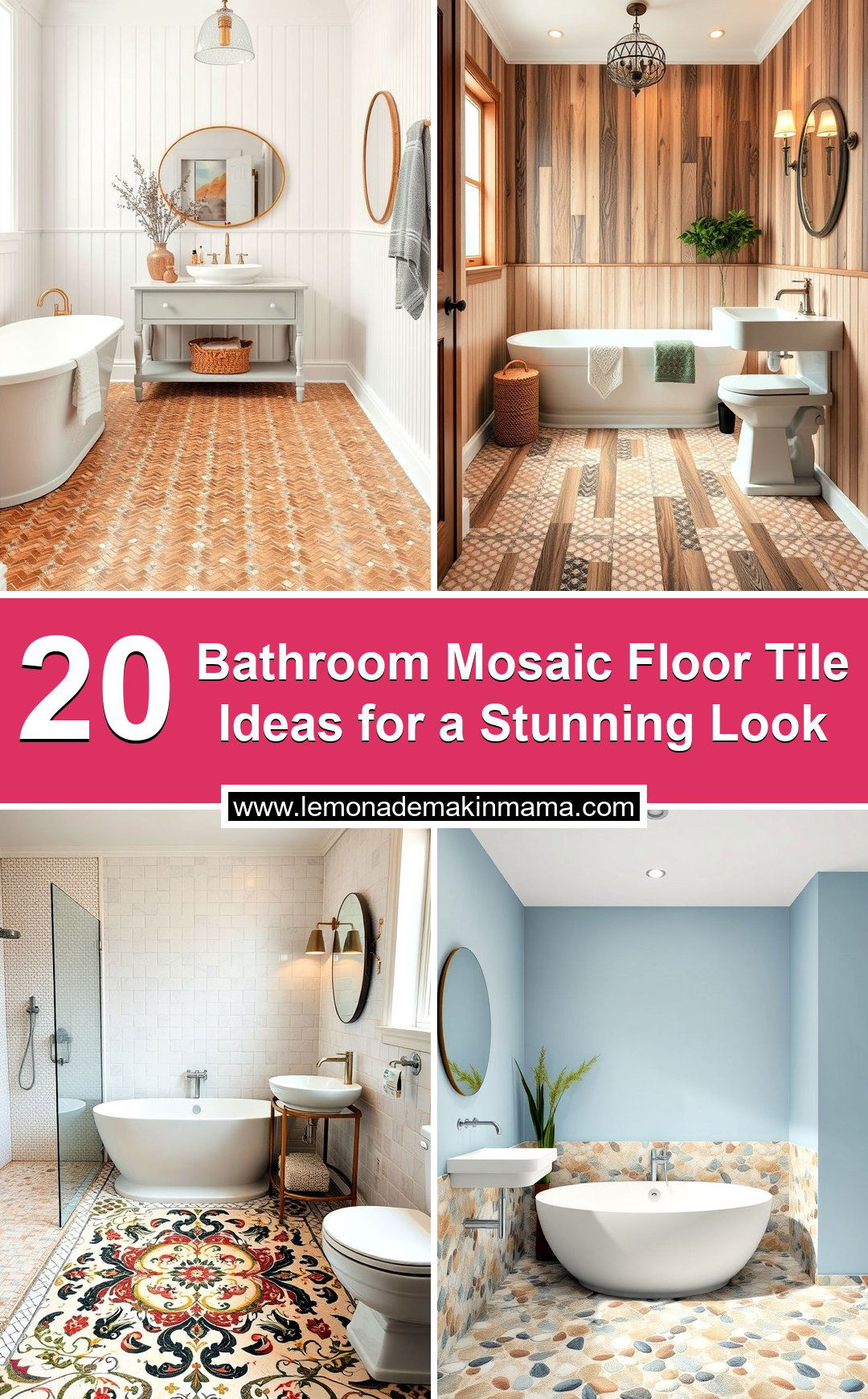 Bathroom Mosaic Floor Tile Ideas for a Stunning Look