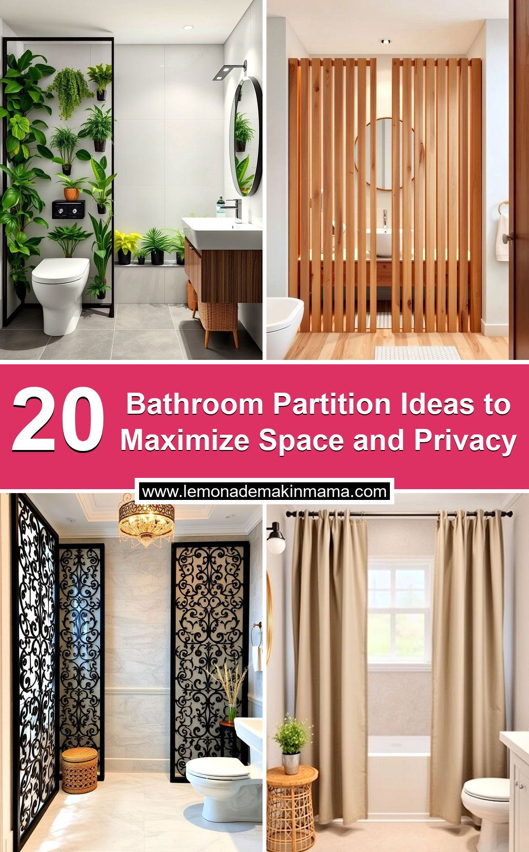 Bathroom Partition Ideas to Maximize Space and Privacy