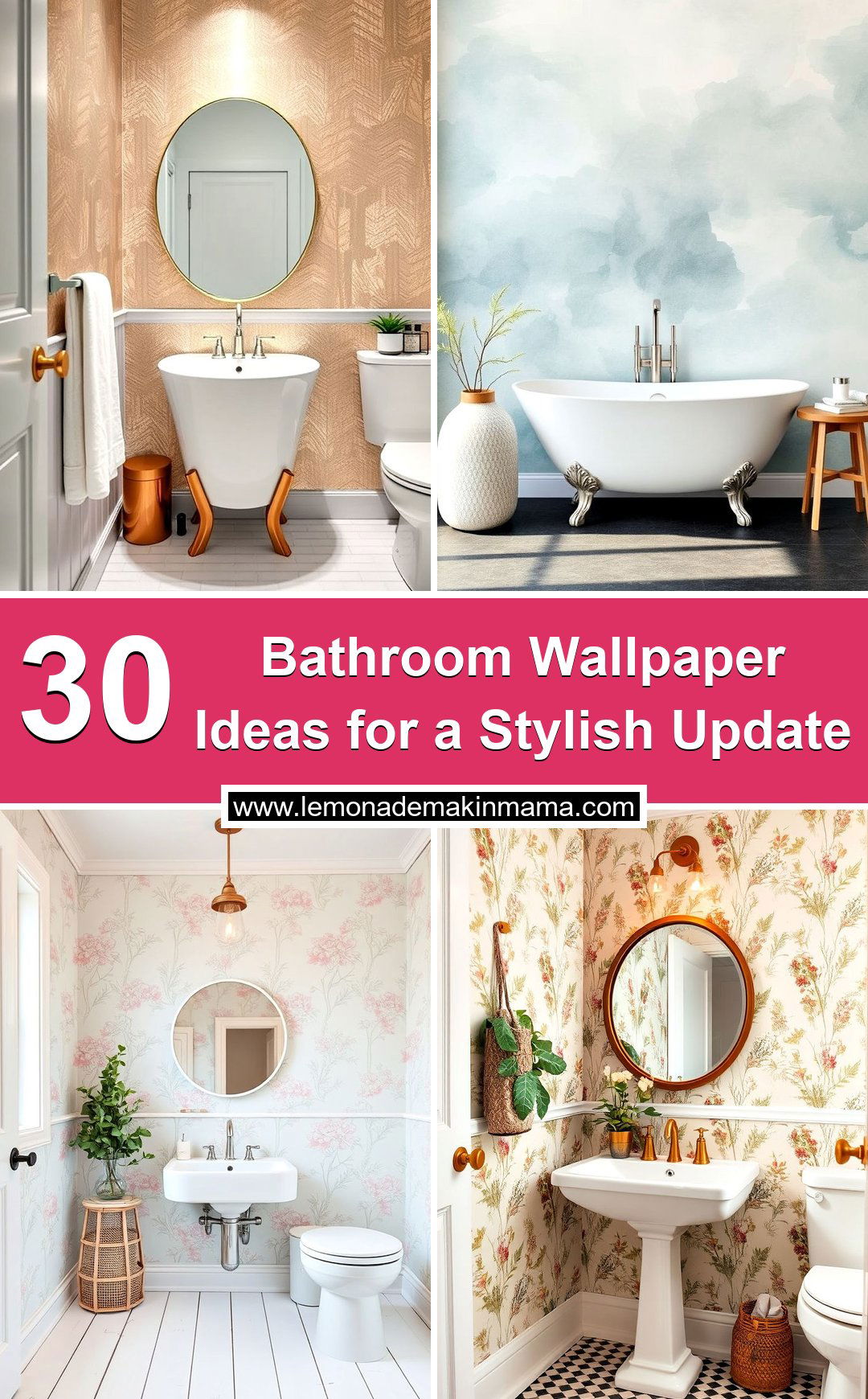 Bathroom Wallpaper Ideas for a Stylish Update