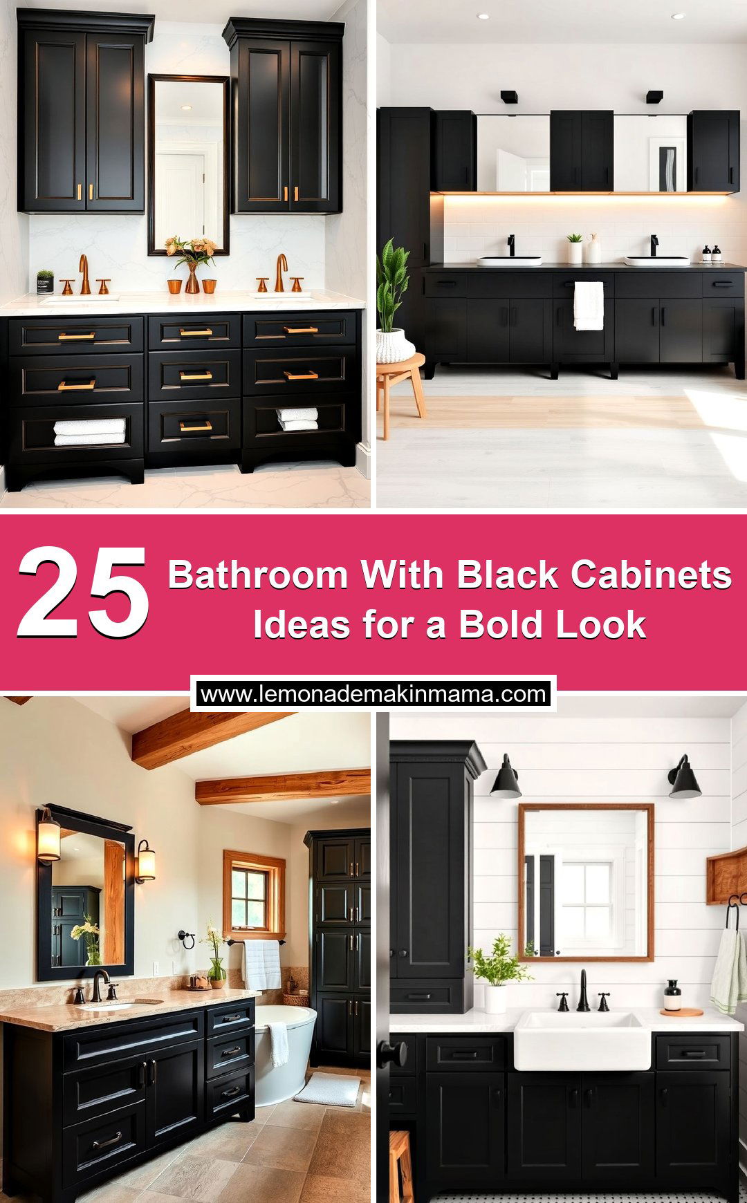 Bathroom With Black Cabinets Ideas for a Bold Look