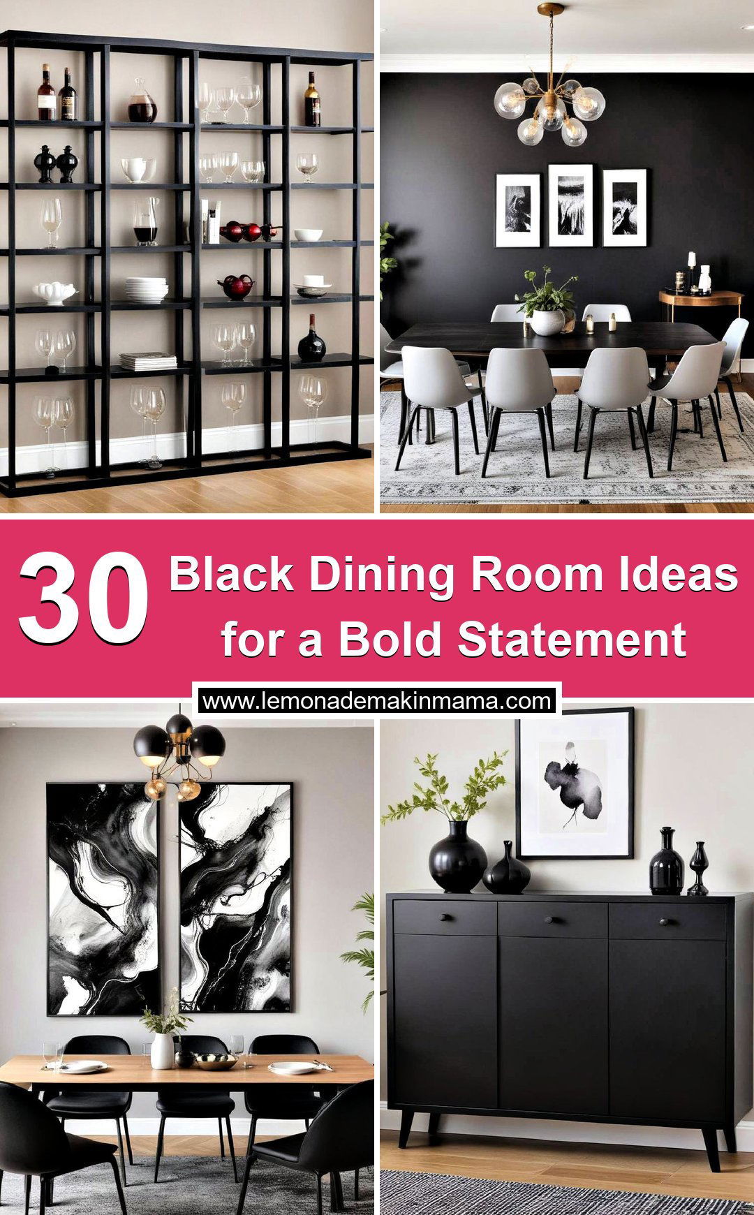 Black Dining Room Ideas for a Bold Statement