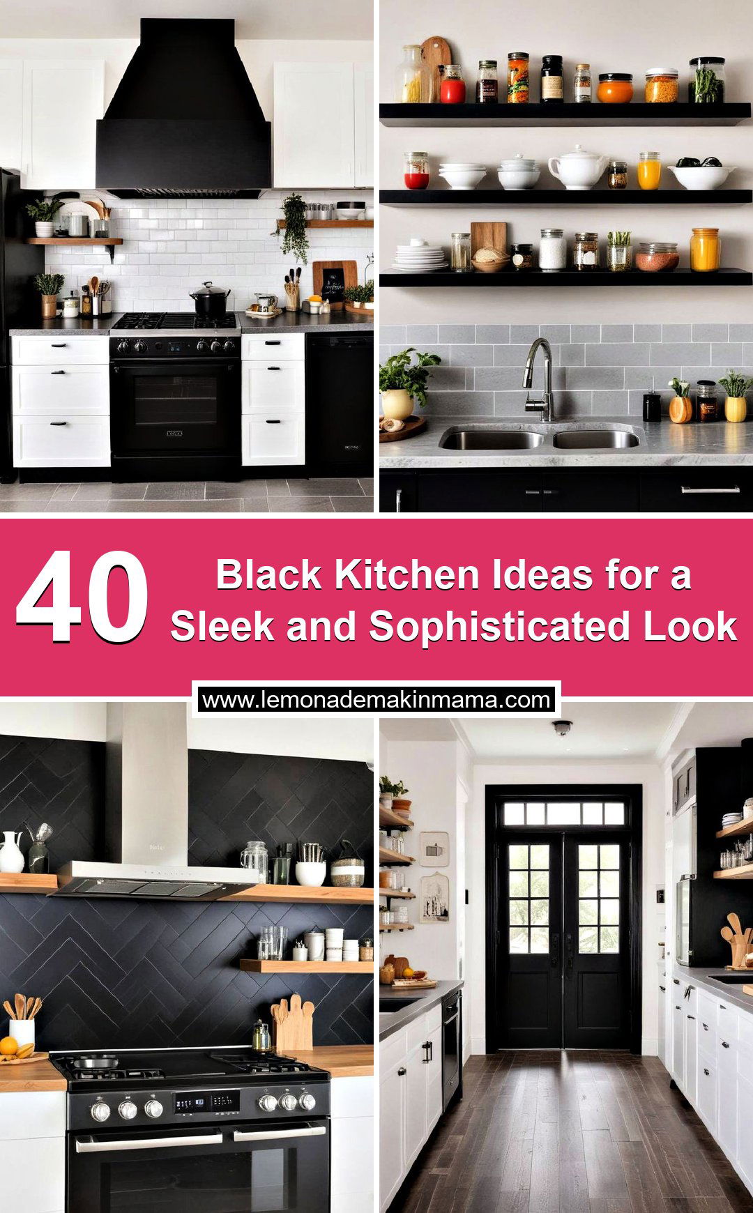 Black Kitchen Ideas for a Sleek and Sophisticated Look