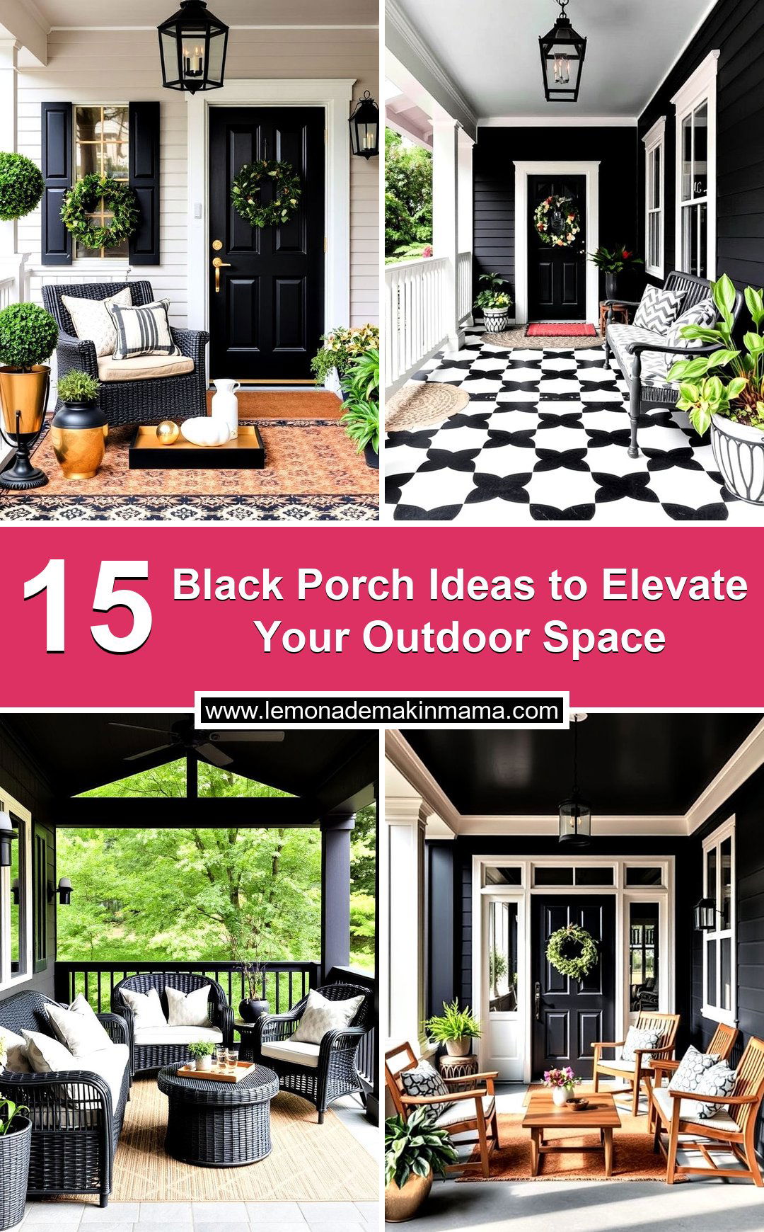 Black Porch Ideas to Elevate Your Outdoor Space